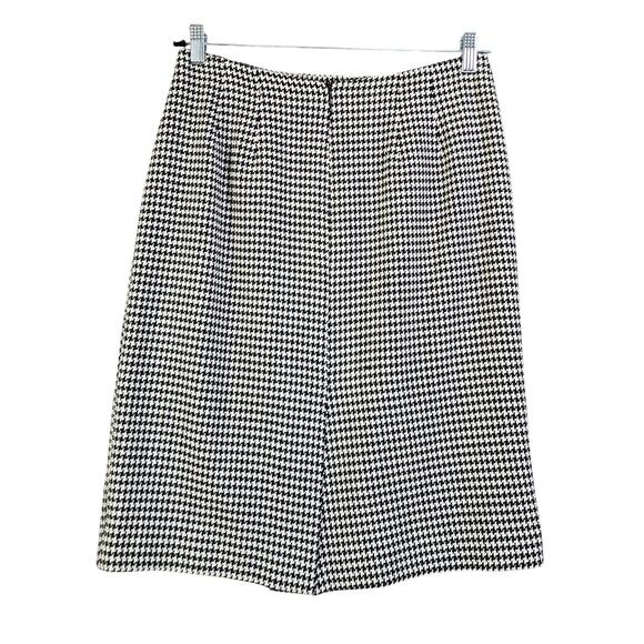 Talbots Womens Vintage Worsted Wool Gingham Skirt Size 12 Straight Knee Length - Picture 3 of 10